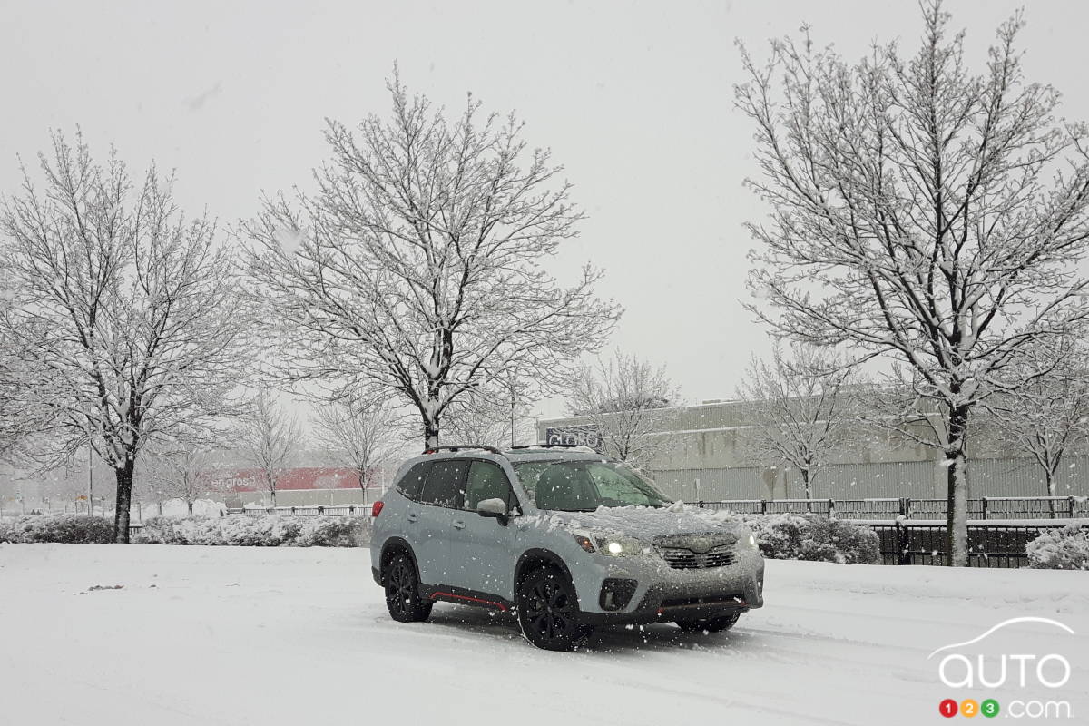Le Subaru Forester, dans la neige